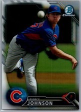 2016 Bowman Chrome Prospects Refractor /499 Pierce Johnson #BCP116 Chicago Cubs