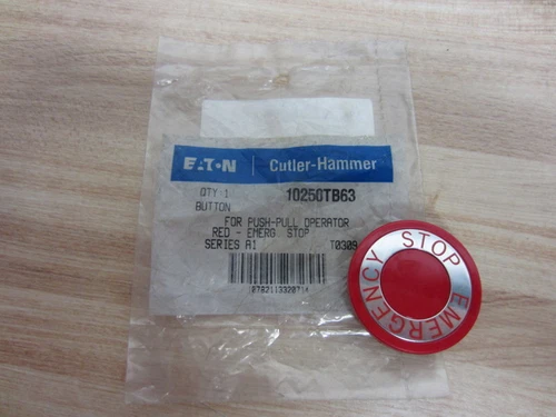 Cutler Hammer 10250TB63 Pushbutton Red
