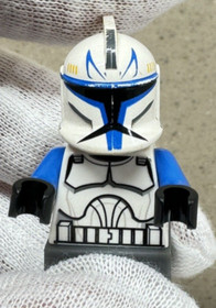 LEGO Star Wars Captain Rex Phase 1 with Visor RARE 7675 -Free Shipping-