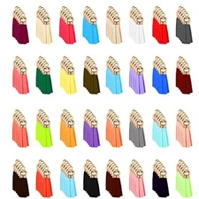  160PCS Keychain Tassel,Leather Tassel Charms Pendants Bulk for Craft Jewelry 