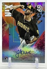 Jacob Nix 2019 Topps Fire #FA-JN Magenta San Diego Padres RC Auto /25