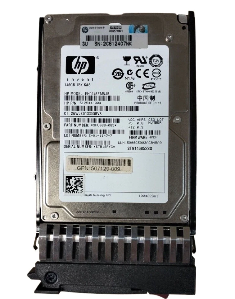 Fit 512547-B21 512744-001 146GB 2.5" 15K dual port sas hard drive test - Image 2 of 4