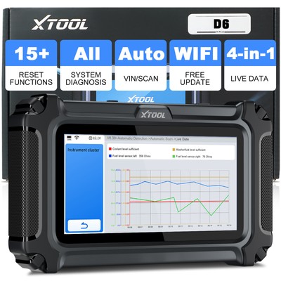XTOOL D6 Alle System Fahrzeug Diagnose Werkzeug OBD2 Scanner Auto Code Reader