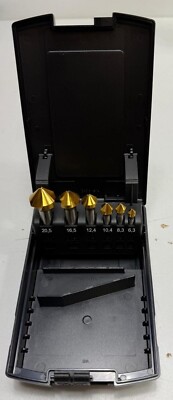 Exact 05567 Kegelsenkersatz 90 HSS Tin 6,3 - 20, 5mm DIN335C
