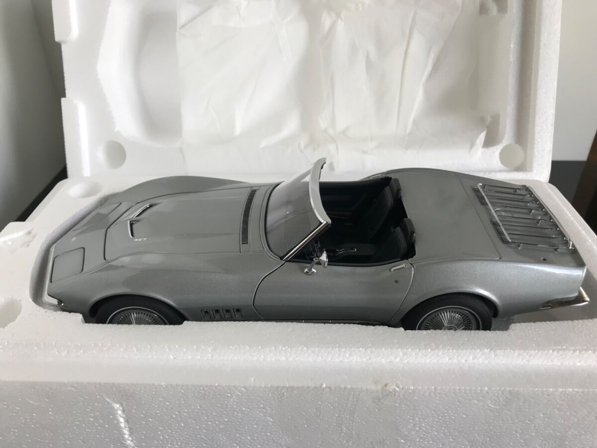 1:18 AUTOART 1969 CORVETTE STINGRAY CONVERTIBLE SILVER | eBay 1:18 AUTOART 1969 CORVETTE STINGRAY CONVERTIBLE SILVER | eBay