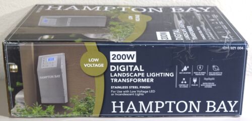 HAMPTON BAY 200W 200-Watt Low Voltage Digital Transformer Stainless Steel Finish - Picture 7 of 9