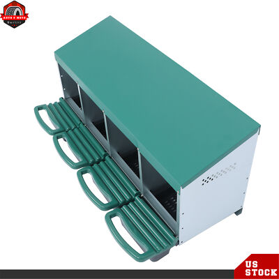 4 Hole Metal Chicken Egg Laying Nesting Box With Perch Chicken Nesting Boxes