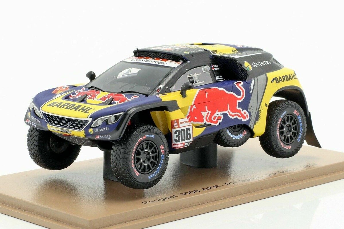 Altaya Ixo 1/43 - Peugeot 3008 DKR - Dakar 2017 - Sébastien Loeb - Multicolore