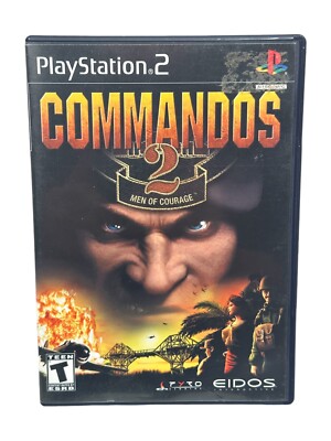 Commandos 2: Men of Courage (Sony PlayStation 2, 2002) Complete and Tested