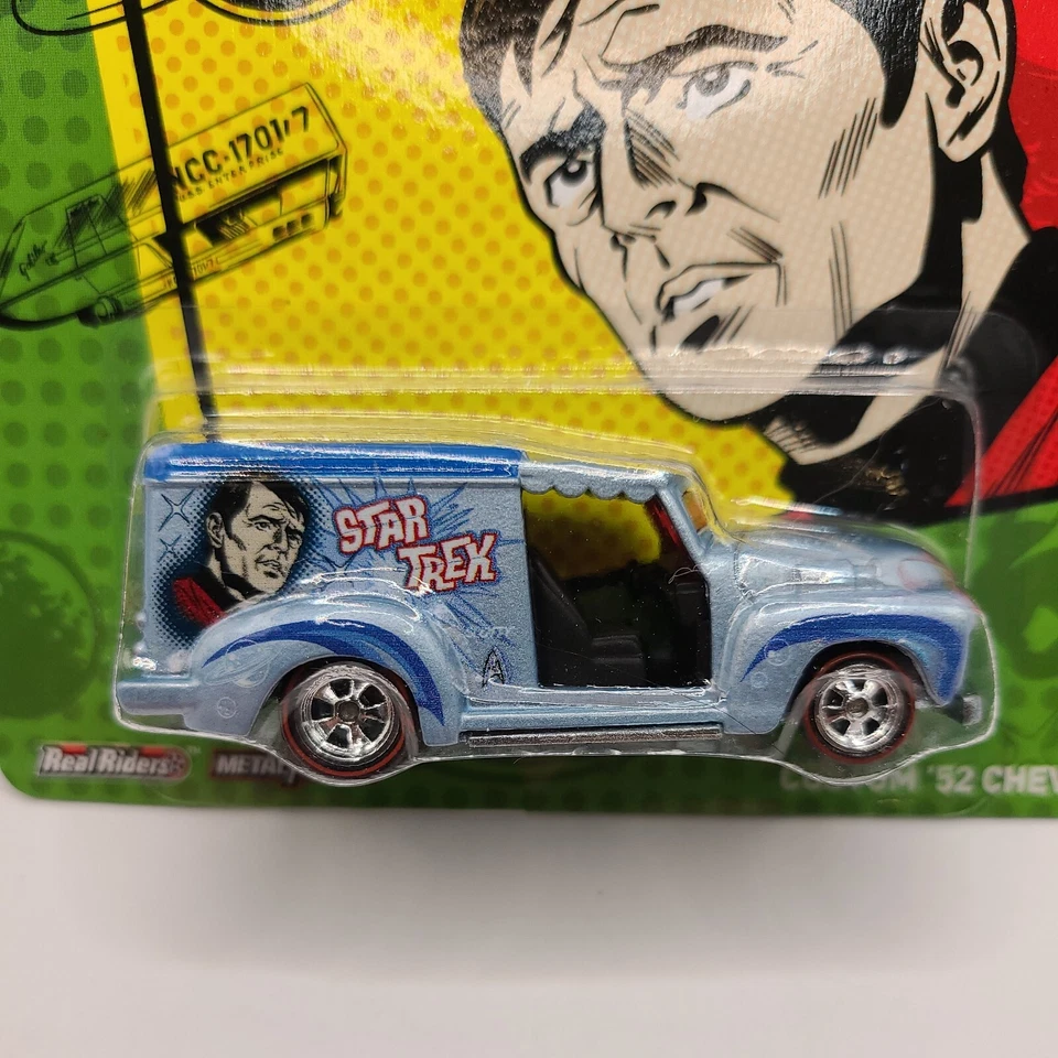 HOT WHEELS 2014 STAR TREK CUSTOM '52 CHEVY BLUE SCOTTY - Image 2 of 4