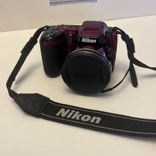Nikon Coolpix L810 fotocamera digitale rosso/prugna testata 