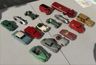 Lot of 16 Vintage Dinky Toy Cars & Trucks 23e TR2 Simca Peugeot Armstrong Esso