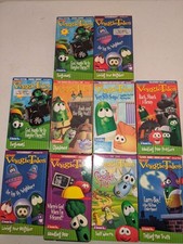 VeggieTales Lot Of 10 VHS Veggie Tales