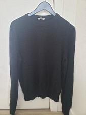 The Row Benji Cashmere Black Sweater Size L