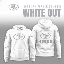 49ers White Out 2026 Hoodie