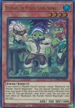 Bluebeard, the Plunder Patroll Shipwright GFP2-EN093 Ultra Rare Englisch NM 1st