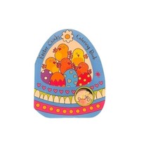 Easter Chicks Coloring Book with Stickers Make Believe Ideas Egg Shaped Kids