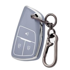Key Fob Cover for Chevy with Keychain,Car Key Case fit for Chevy Colorado Blue