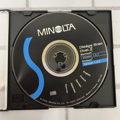 MINOLTA DIMAGE SCAN DUAL II *WITH MANUAL, DISCS & CORDS *READ DESCRIPTION - Afbeelding 16 van 24