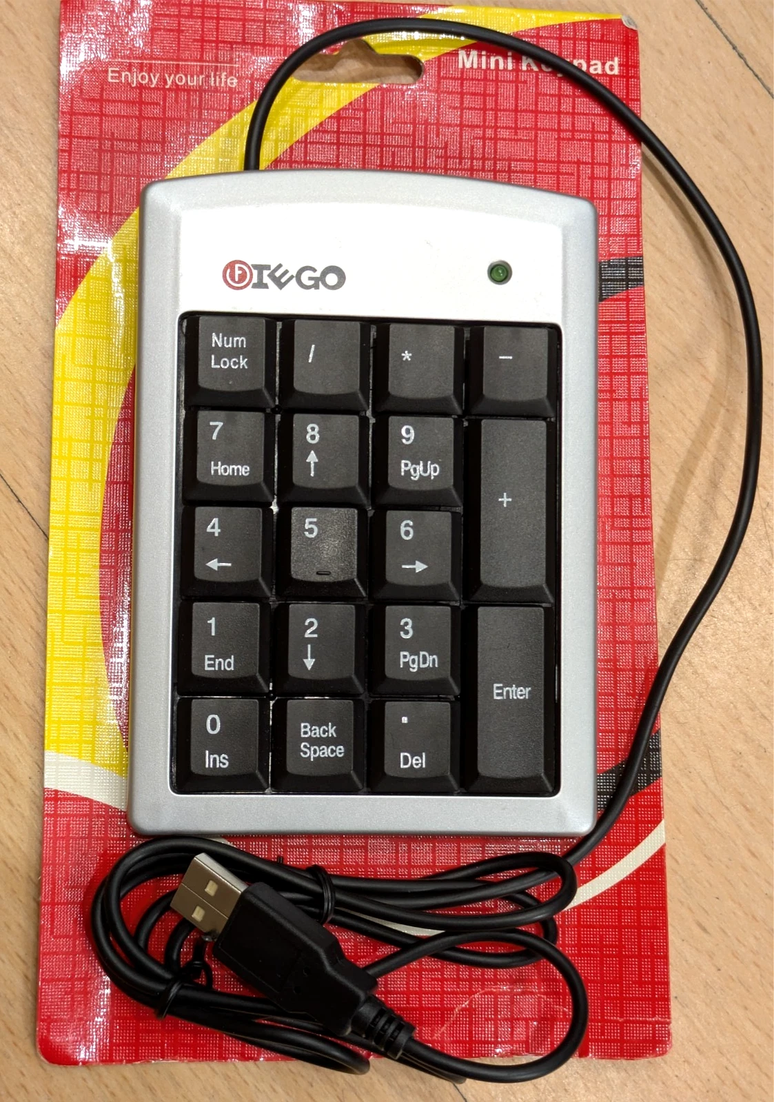 USB Numeric Keypad Keyboard for Laptop Notebook Numbers - Picture 1 of 5