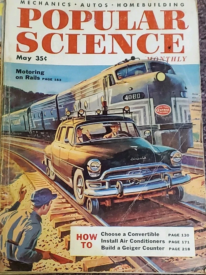 Vintage Popular Science Magazines & Mechanix Illustrated. 13 Mags..  1948-1960s - Image 3 of 4