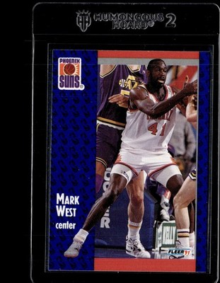 1991-92 Fleer #165 Mark West