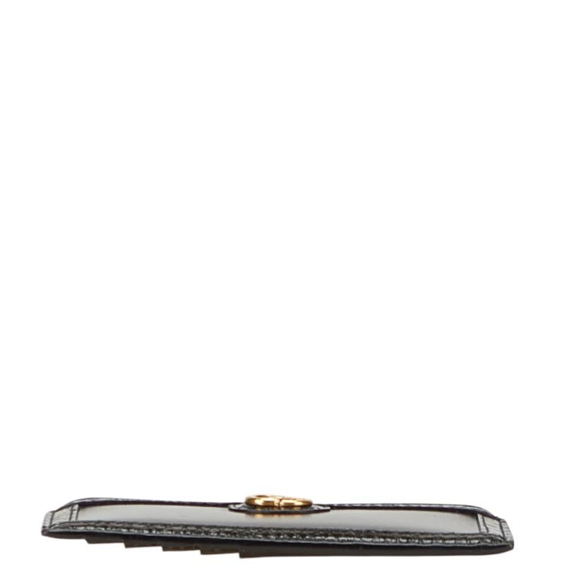 Gucci Python Card Case Fragment Case 699349 Black… - image 3