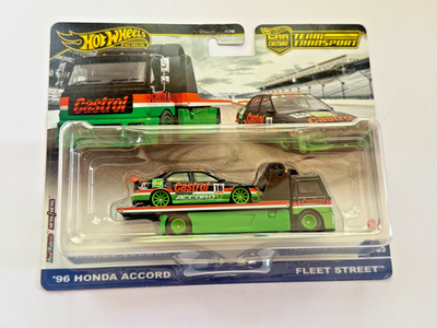 NEW HOT WHEELS Team Transport 96 Honda Accord Fleet Street #65 | eBay