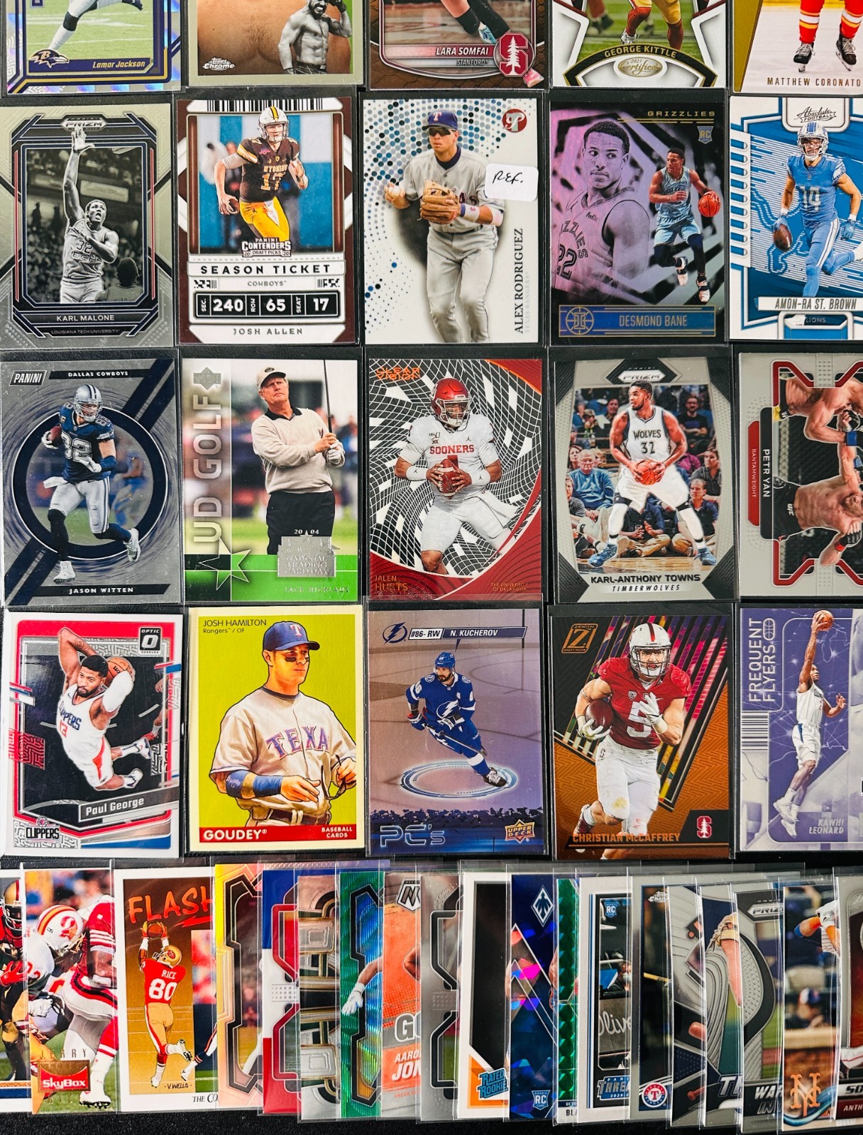 HUGE Sports CARD LOT! Jersey AUTO RC SP PRIZM Victor Wembanyama, Bo Jackson! view 6