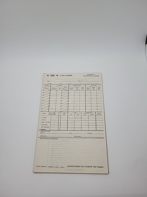 CCEC Flight Planning - CCEC 15062-E 1973 - USA - Aircraft 17 PAGES VINTAGE 