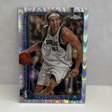 Topps Chrome 2025-26 Dirk Nowitzki Raywave #246 Dallas Mavericks NBA Basketball