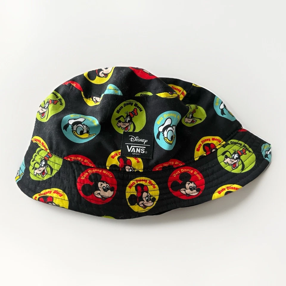 Disney VANS Children’s Kids Bucket Hat Mickey and Friends Pattern One Size New - Image 3 of 4