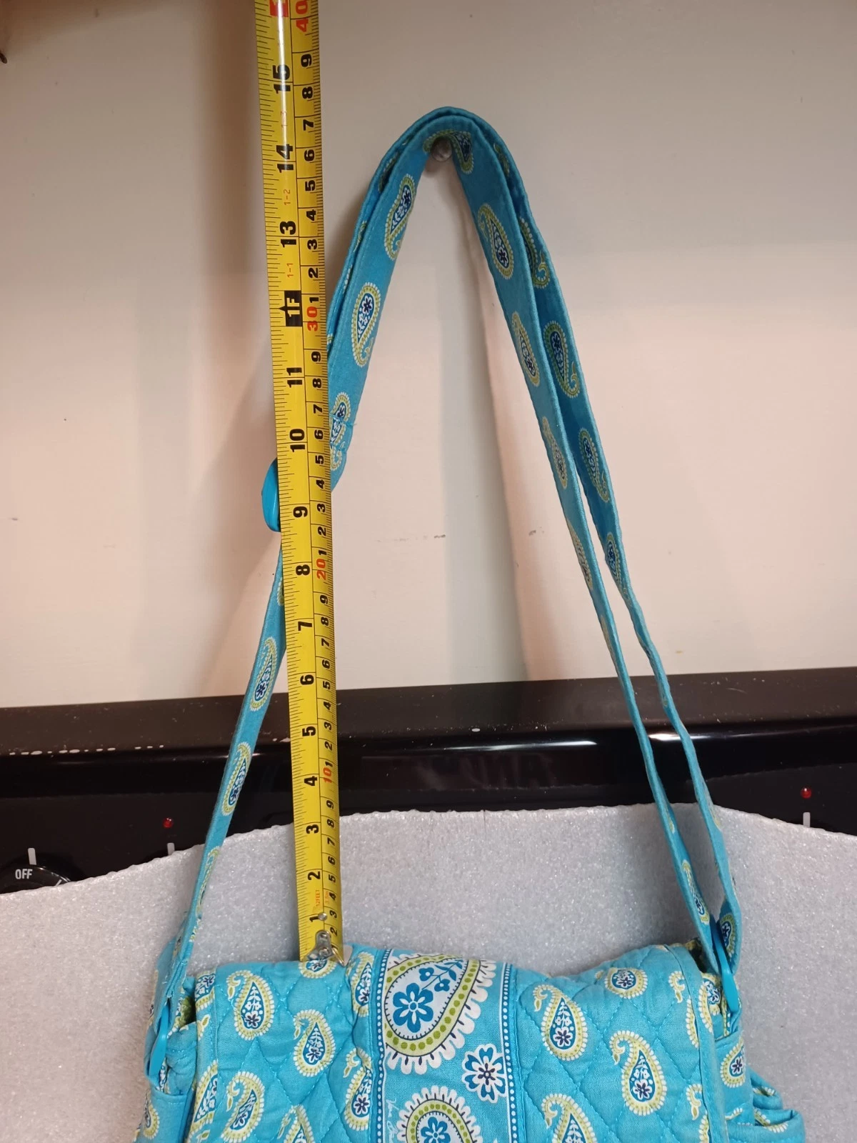 Borsa a tracolla Vera Bradley Bermuda blu Lindsay