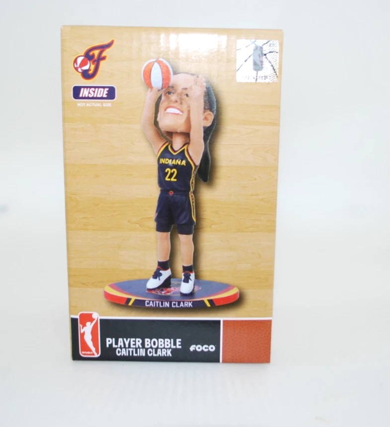 Caitlin Clark Indiana Fever 2025 WNBA Series 5" Bobblehead Bobble Head Doll NIB - Image 2 of 3