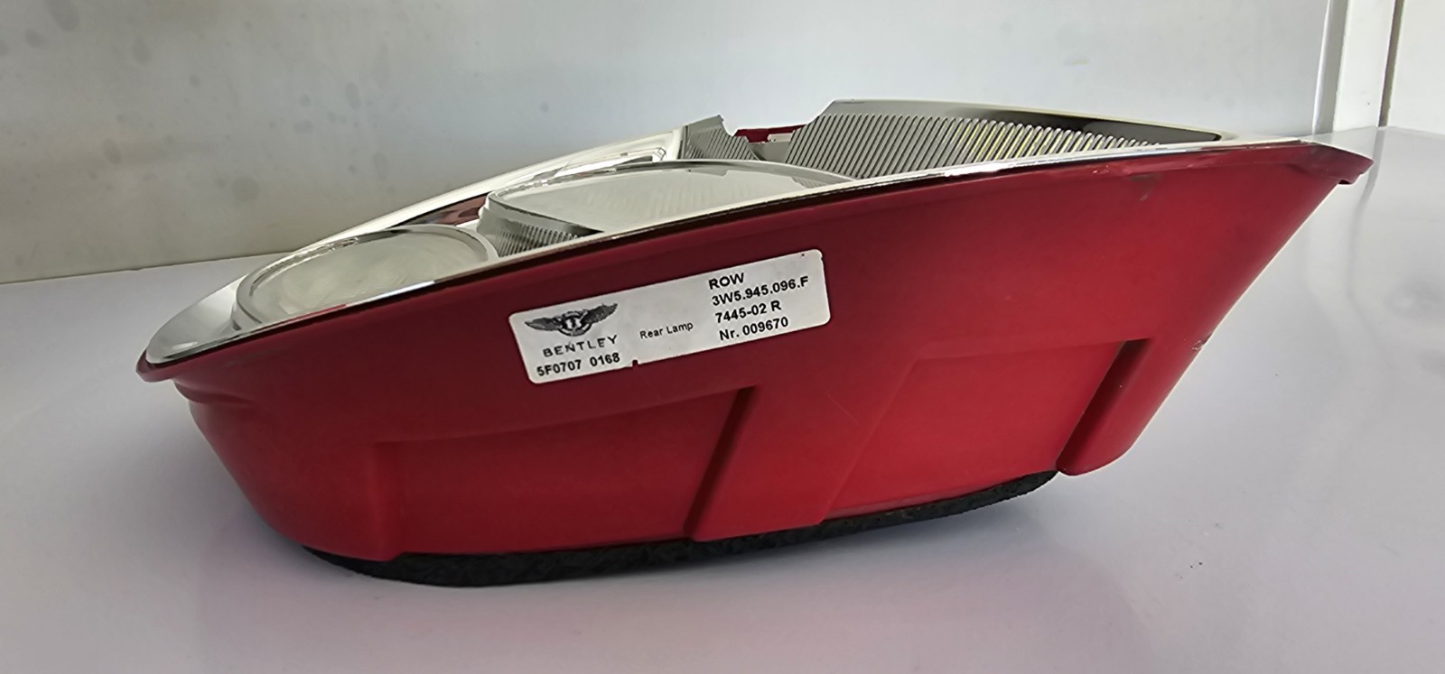 06-13 Bentley Continental Flying Spur Right Side Tail Light Lamp OEM 67k