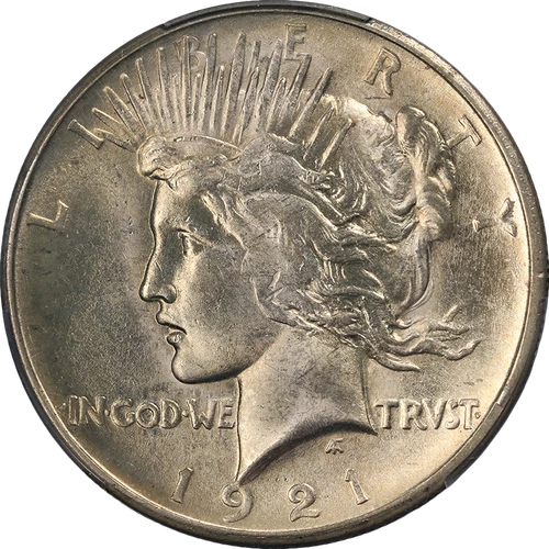 1921 Peace Dollar High Relief PCGS MS63 Nice Eye Appeal Nice Strike