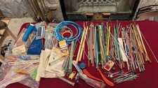 Crochet Hooks Knitting Needles Looms Books Roll Pairs Huge Lot Unmatched 9  Lbs