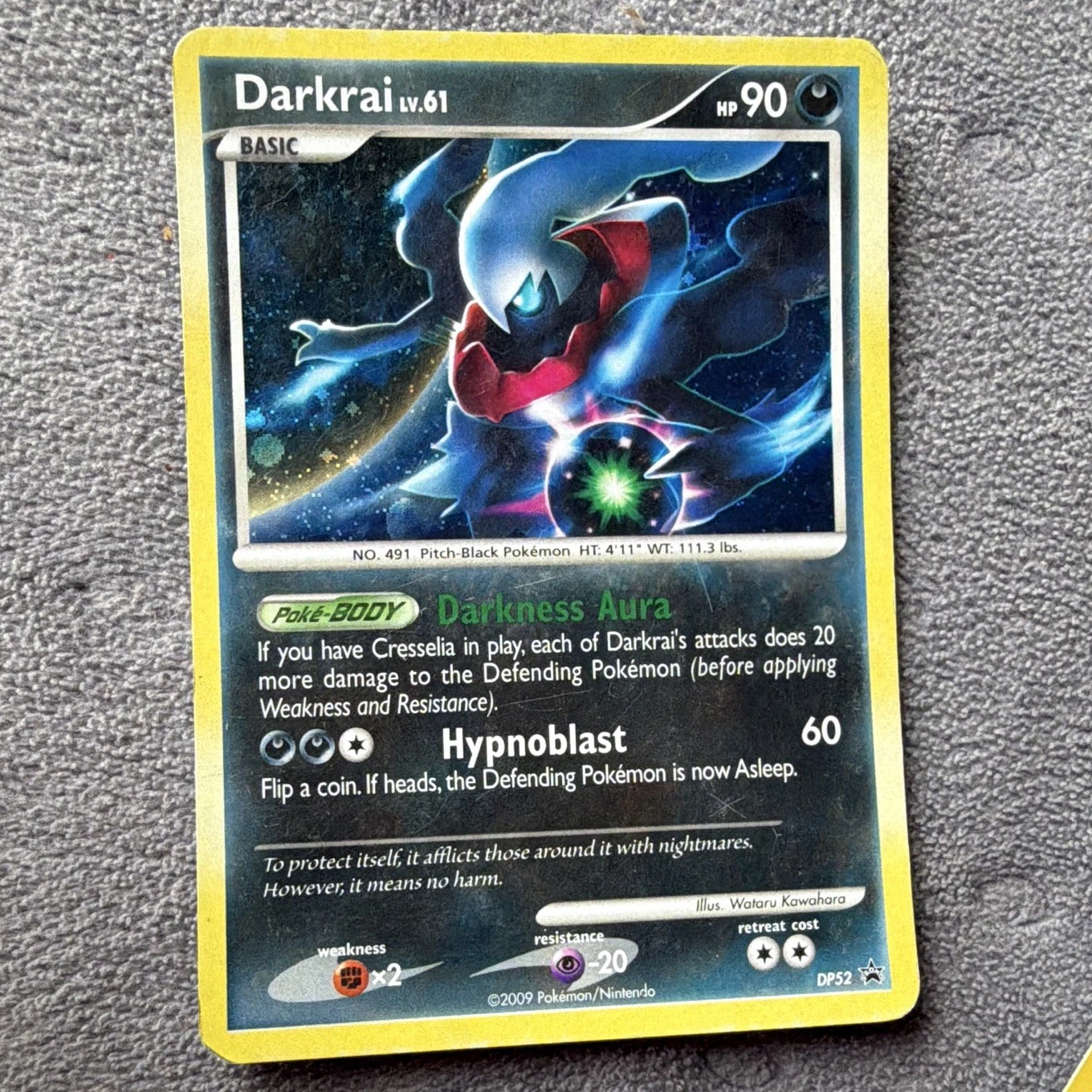 Pokémon TCG Darkrai Diamond & Pearl Promo Holo DP52 English 90HP