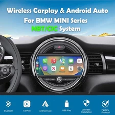 Wireless CarPlay Android Auto for mini R55 R56 R57 F55 F57 NBT CIC system mirror