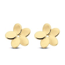 Ohrstecker Blume 585 Gold Stecker Blumen Design 7mm