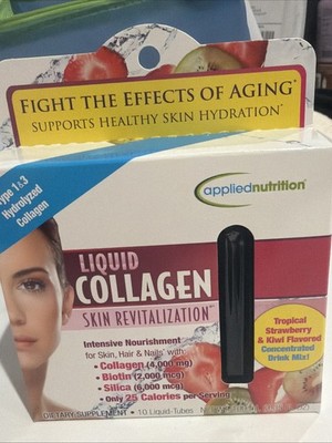 Applied Nutrition Liquid Collagen Skin Revitalization  (10Count Total) EX:01/27
