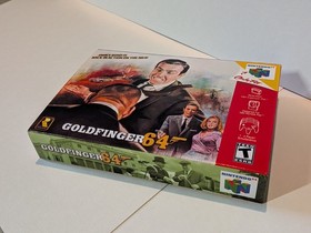 Goldfinger 64 Nintendo 64 Video Game w/ Box N64 *REQUIRES N64 EXPANSION PAK*