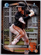 2025 Bowman #BCP-147 Jhonny Level Chrome Prospects Reptilian Refractor