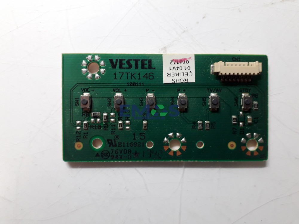 17TK146 BUTTON UNIT FOR TOSHIBA VESTEL 32W1333DB