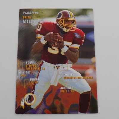 1995 Fleer Brian Mitchell #389 Washington Redskins Punt Kick Returner PR KR NFL