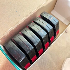 Vintage DYMO Labeling Tape 3/8" x 144" - 12 ft  Glossy Red #5201-02 Box 6 Rolls