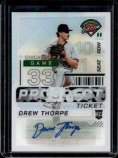 2024 Panini Prospect Edition Drew Thorpe Holo Signatures RC Silver Auto #174
