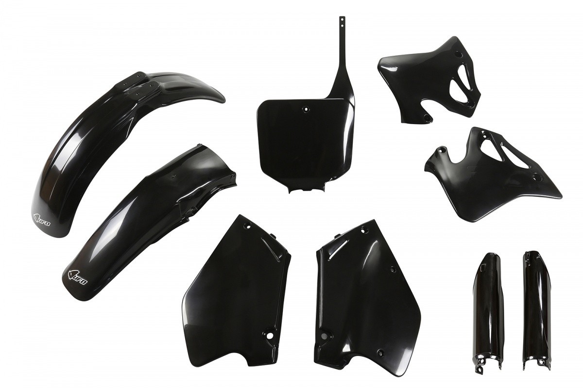 UFO Plastic Kit Honda CR 125 1995 - 1997 CR 250 95 - 1996  ALL BLACK