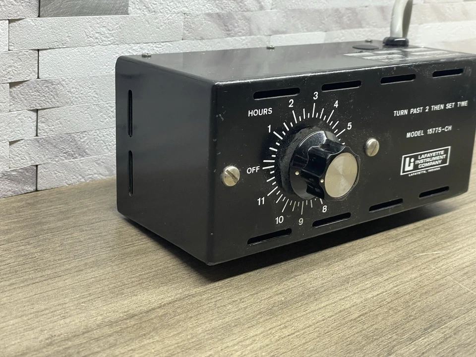 Vintage Lafayette Instrument 15775-CH 12 Hour Timer -Untested - Image 2 of 4