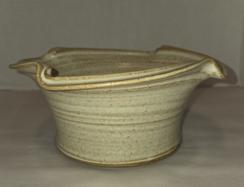 Potsalot Studio Pottery Bread Bowl 2016 New Orleans Marked Multipurpose EUC - Picture 7 of 16